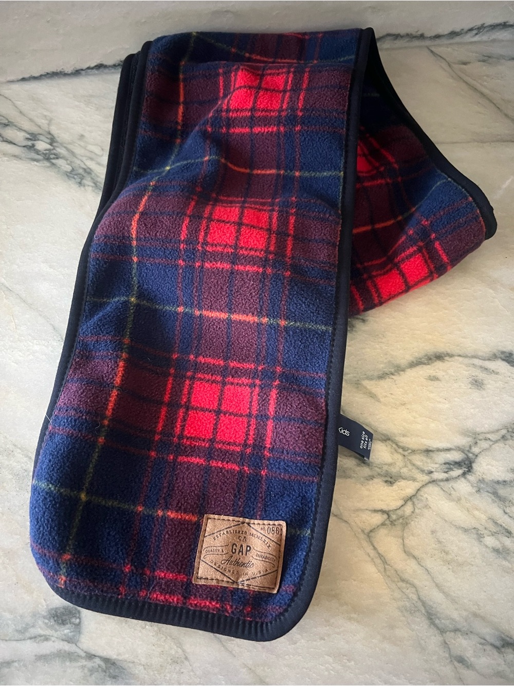 GAP Kids Plaid Fleece Scarf